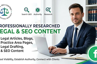 write SEO legal content, articles, blogs, and professional legal documents