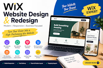 design wix website, redesign wix website, wix studio and ecommerce