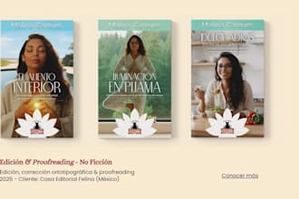 be your editor for fiction and non fiction books