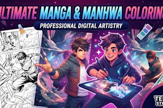 professionally color your manga, manhwa, and webtoon panels