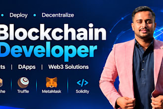 be building blockchain based smart contract systems for you