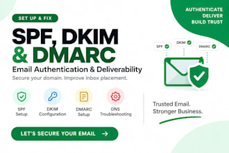 setup spf dkim dmarc and fix email authentication issues