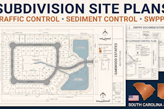 subdivision plan traffic control sediment control plan swppp south carolina ohio