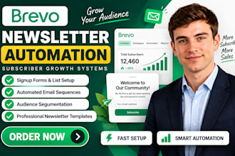 configure brevo newsletter automation subscriber growth system