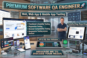 do manual QA testing for web and mobile applications