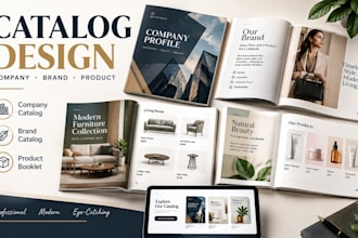 design company catalog brand catalog and product booklet