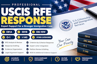 write uscis rfe response, immigration appeal and petition support