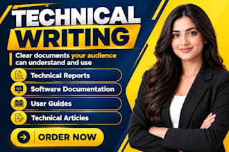 write technical reports, documentation and articles for IT, saas and software