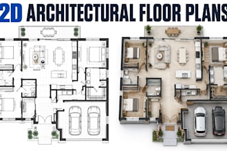 draw 2d architectural floor plans drafting additional plans in autocad