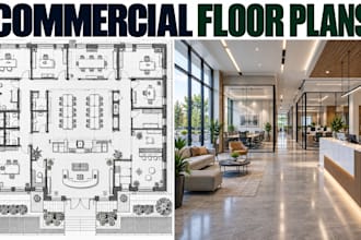 design commercial floor plans architectural layouts permit drawings cad