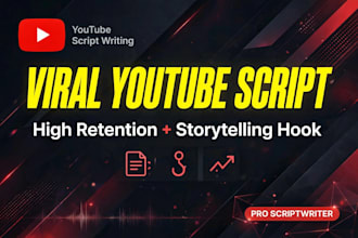 write viral youtube script with storytelling hook