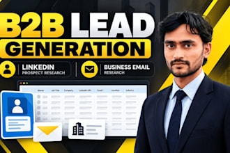 do b2b linkedin lead generation and find email address