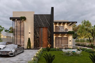 create realestic 3d architectural renders