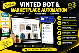 build vinted listing bots and marketplace automation tools