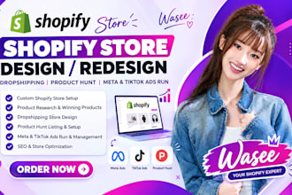 shopify ecommerce website development, design shopify store, shopify seo expert
