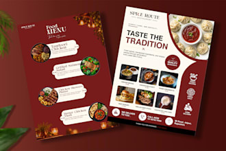 create modern flyer design for your business