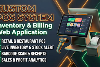 develop custom pos and inventory system web application