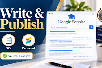 write and publish research article in google scholar journal