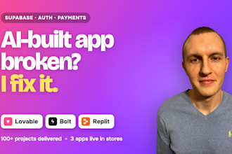 fix bugs in your lovable, bolt or replit app with supabase