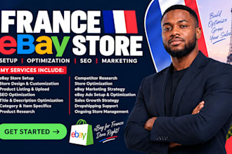 setup france ebay store, france ebay listing, ebay SEO, ebay marketing ads, sale