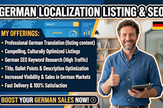 german localization amazon listing amazon seo