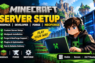 minecraft server setup minecraft modpack minecraft developer forge neoforge