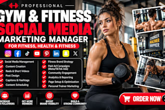 be your gym social media marketing for fitness marketing, health and fitness