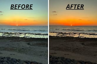 enhance and edit real estate photos for commercial use