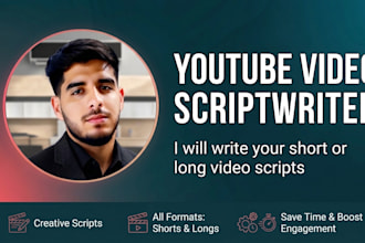 write your short or long video scripts