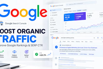 boost organic traffic, improve google rankings and optimize serp CTR