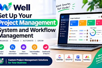 set up your project management system and workflow management