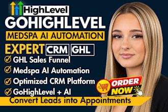 build gohighlevel medspa ai automation for lead follow up and booking