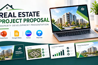design real estate project proposal, property development presentation