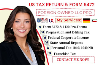 do us tax filing, us tax return, form 5472 and corporate tax return