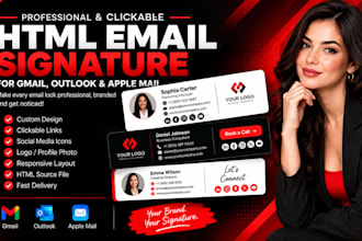 create clickable HTML email signatures for gmail, outlook and apple mail