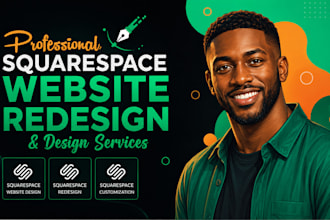 build squarespace website design, redesign squarespace, website development