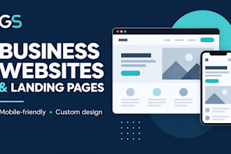 build a responsive business website or landing page