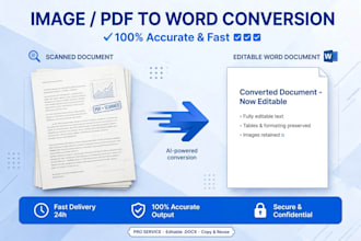 convert image to text, handwritten notes to editable word document
