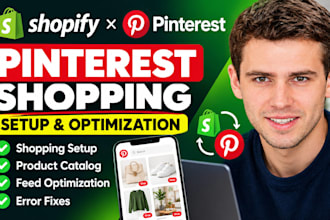set up pintrest shopping and optimize your shopify product catalog