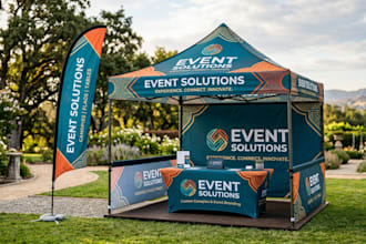design gazebos, pop up canopy tent, feather fag and table cover