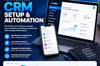 setup crm workflow and automation
