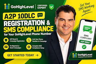 register your gohighlevel phone number for a2p 10dlc messaging compliance