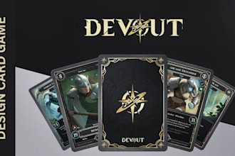 design custom card game, trading card game, card deck