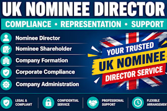 provide UK nominee director and nominee shareholder