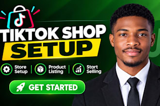 setup tik tok shop, shopify integration and optimized your product listing