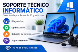 solucionaré problemas de PC y windows de forma remota