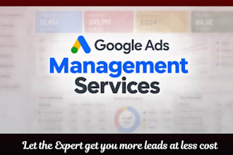 manage, setup and optimize your google ads campaigns