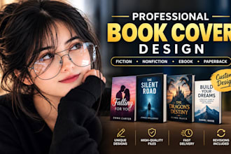 do book cover design for ebook cover and paperback book cover design