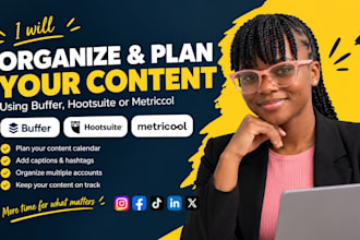 schedule your social media post with buffer hootsuite metricool