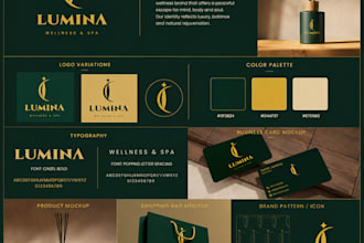 design luxury brand identity system and guidelines